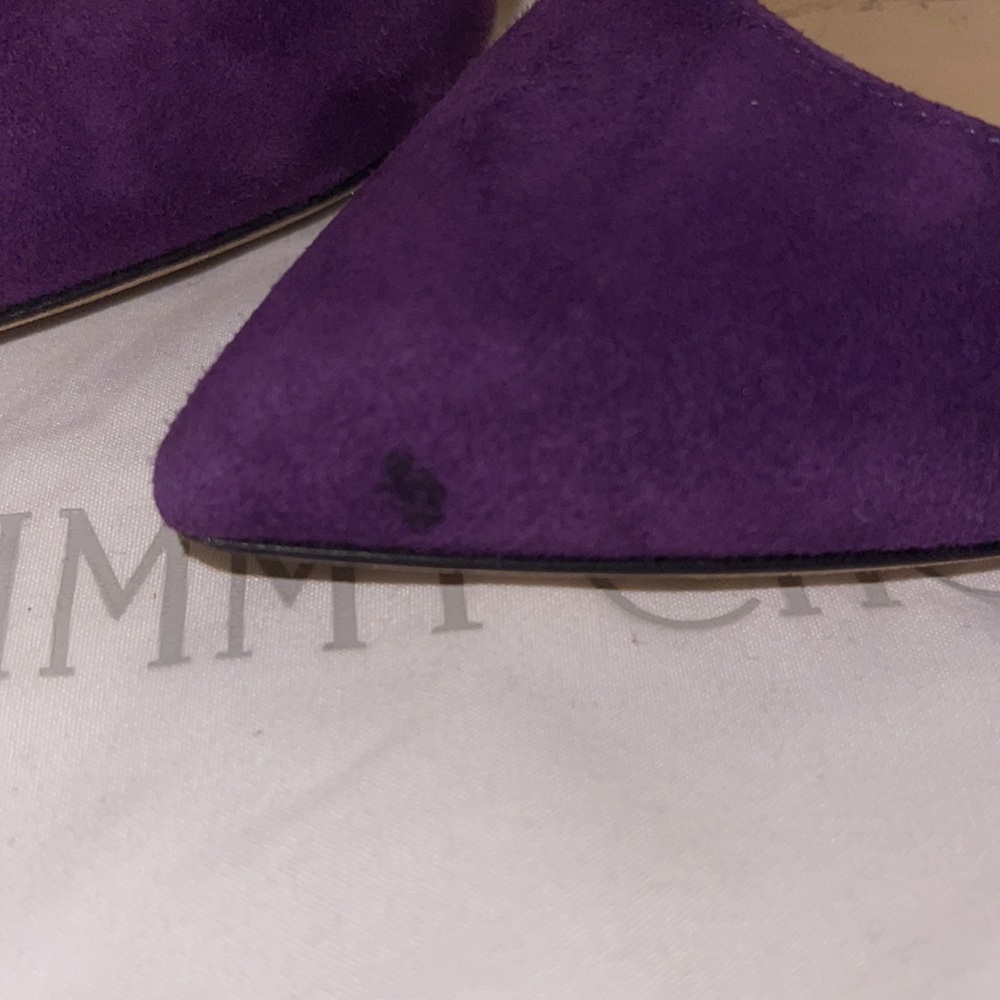 Jimmy Choo 3” Heels in the color Purple 💜 SIZE 35.5 - Picture 8 of 11